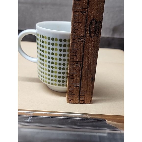 Harmony House Japan Fine China  Mayfair Pattern Green Dots Tea Cup Replacement - Picture 4 of 5